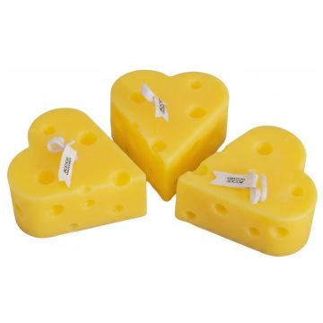 Heart Shape Cheese Candles