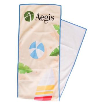 Microfibre Colour Beach Towel (30x130cm)