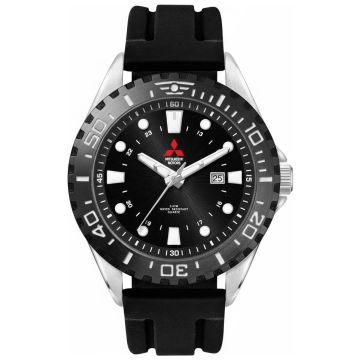 Watch-Metal with Silicone Strap