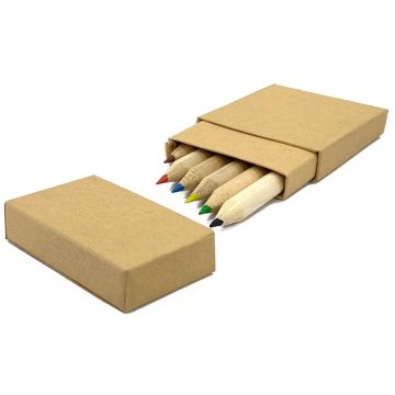 Six Mini Coloured Pencils