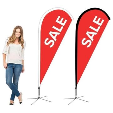 Small Teardrop Banner