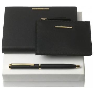 Set Nina Ricci Black (ballpoint Pen, Note Pad A6 & Key Ring)