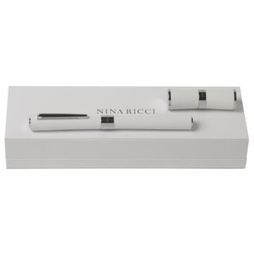 Set Dune White (rollerball Pen & Usb Stick)