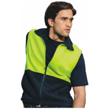 Unisex Adults Hi-Vis Polar Fleece Vest