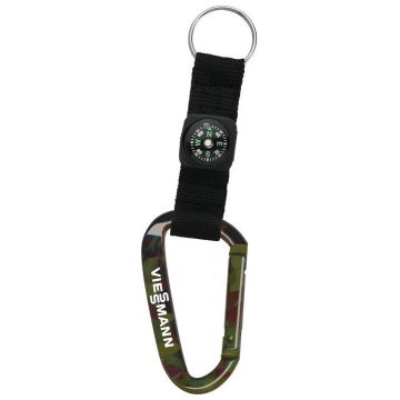 Carabiner With Compass