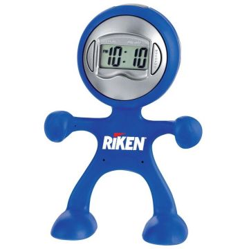 Flex Man Digital Clock
