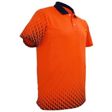 Unisex Adults Hi-Vis Gradient Polo