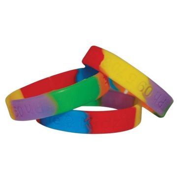Vibra Colour Silicone Wrist Band