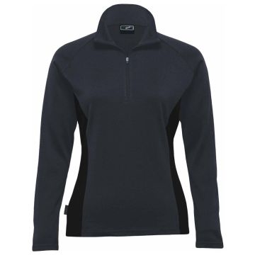 Merino Contrast Insert Pullover - Womens