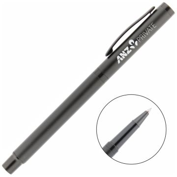 Avalon Matt Black Metal Roller Ball