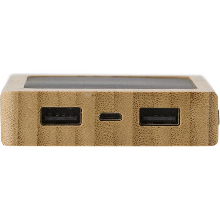 Bamboo solar power bank Joan