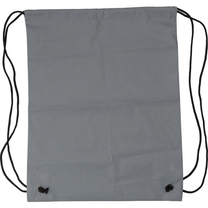 Synthetic fibre (190D) reflective drawstring backpack Melila