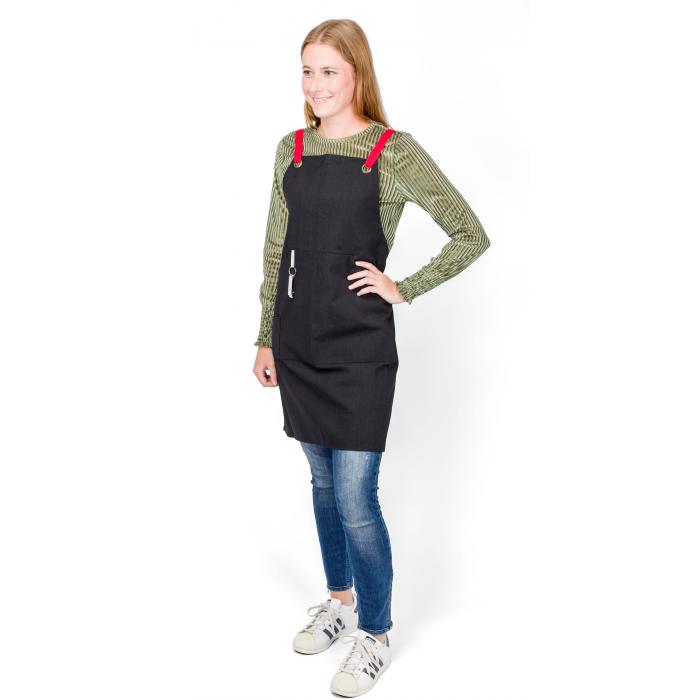 Polyester and cotton apron Liana