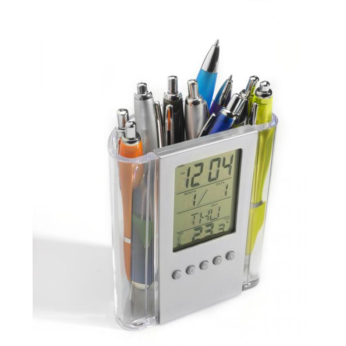 ABS pen holder with clock Carter