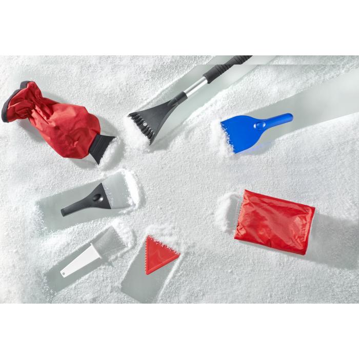 ABS ice scraper and polyester glove Doris