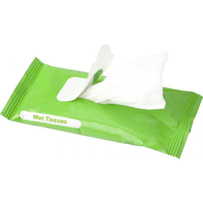 Plastic bag with 10 wet tissues Salma