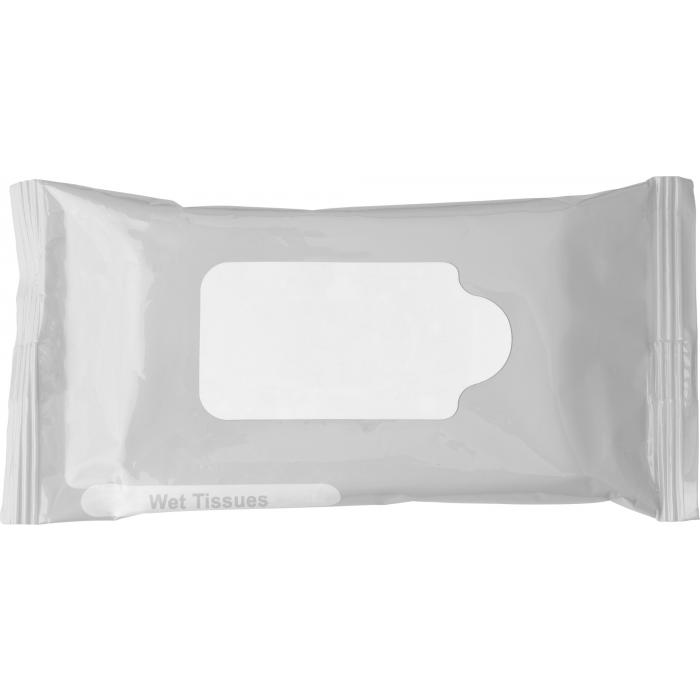 Plastic bag with 10 wet tissues Salma