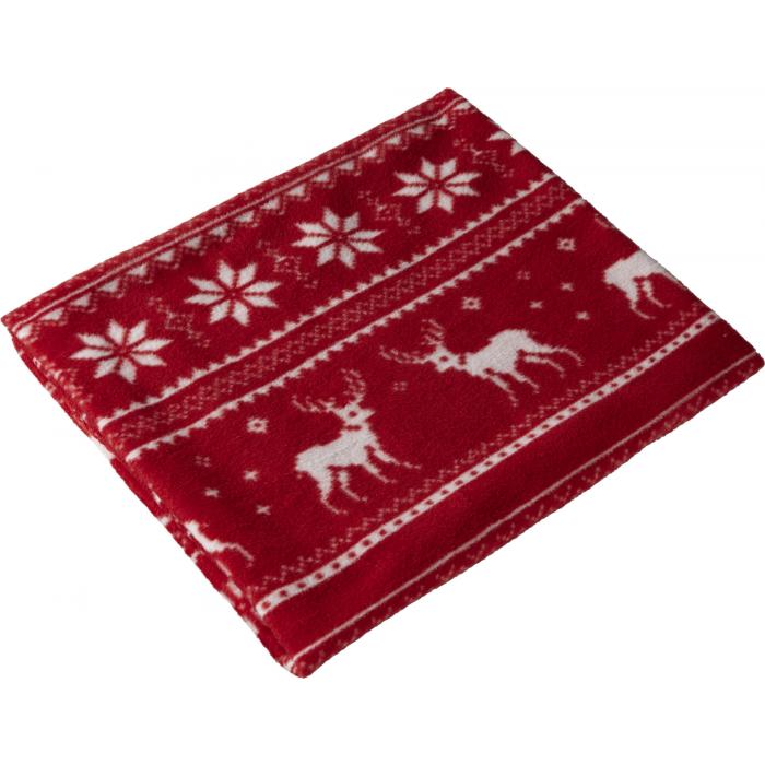 Polar fleece reindeer blanket (180 gr/m2) Jane