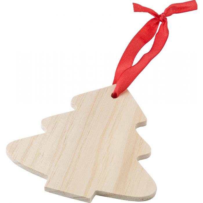 Wooden Christmas ornament Tree Imani