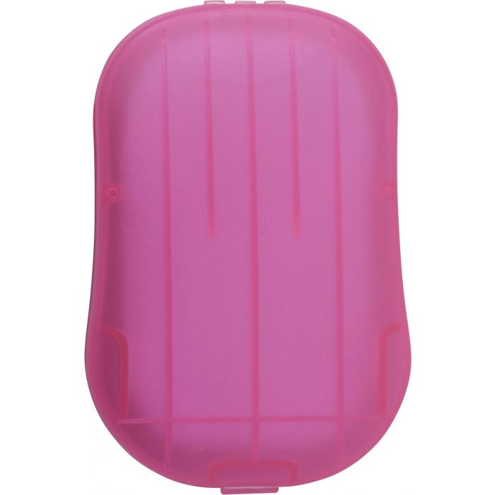 Plastic case with soap sheets Bella 