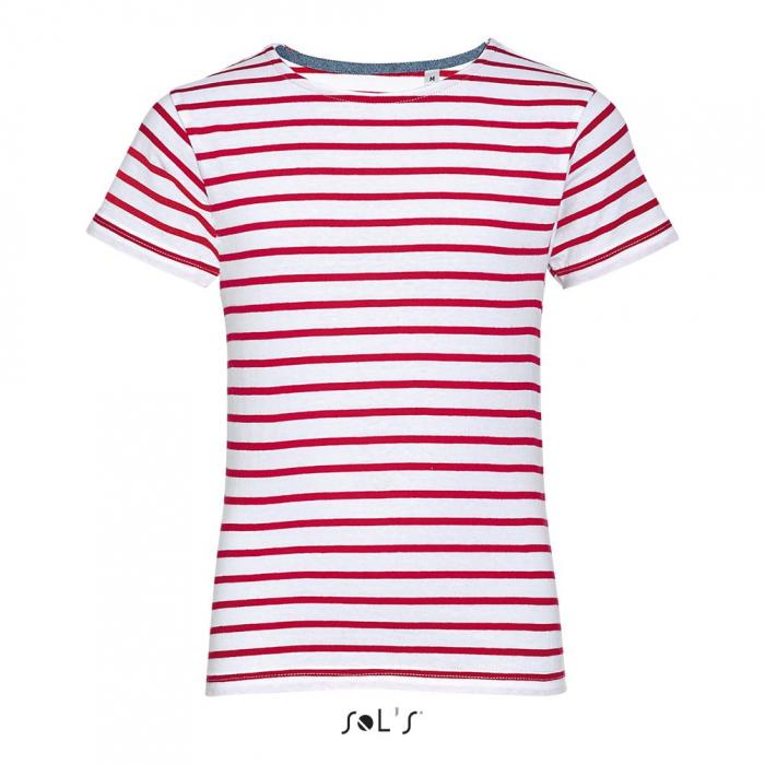 Miles Kids' Round Neck Striped T-shirt