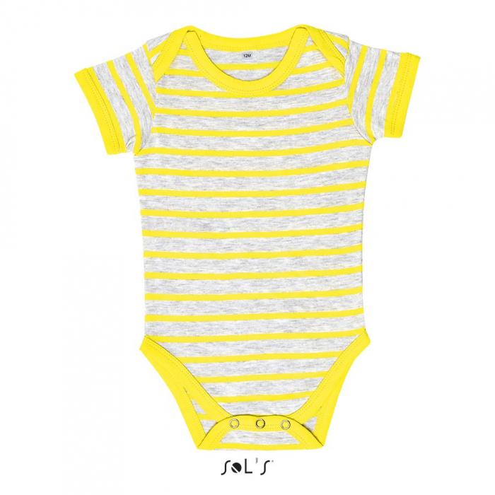 Miles Baby Striped Bodysuit