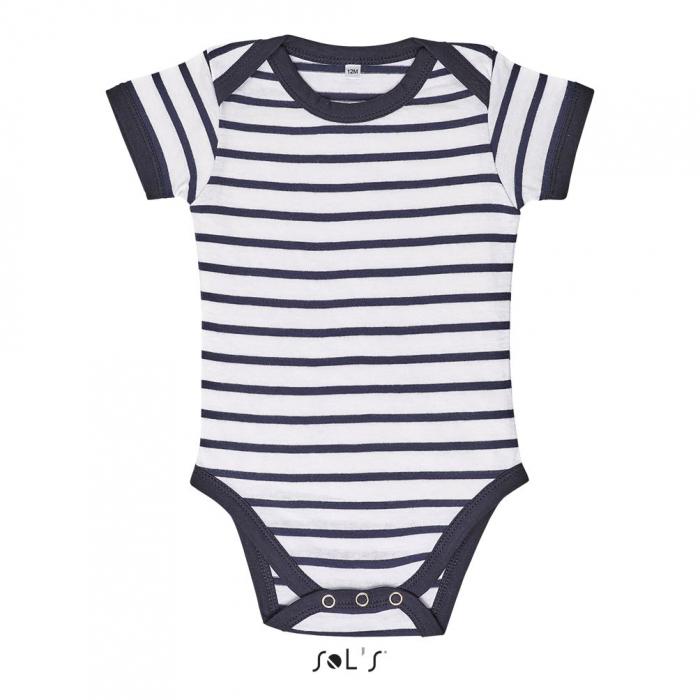 Miles Baby Striped Bodysuit