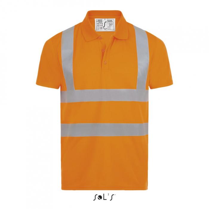 Signal Pro Polo Shirt With High Visibility Strips