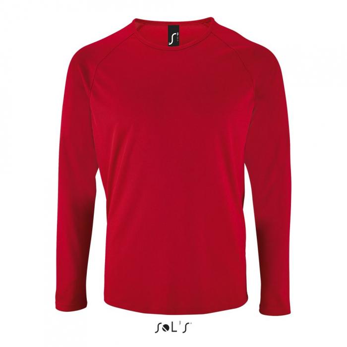 Sporty Men's Long Sleeve Sports T-shirt