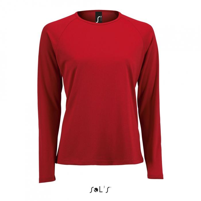 Sporty Women's Long Sleeve Sports T-shirt