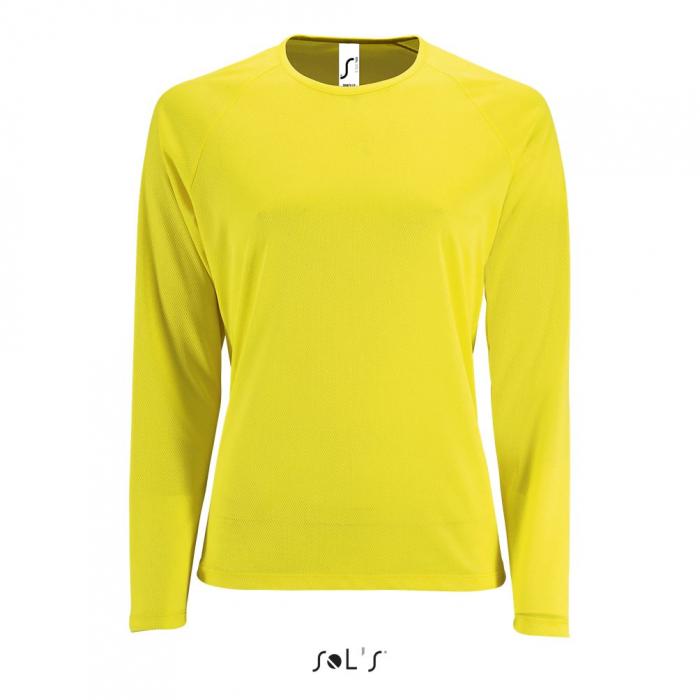 Sporty Women's Long Sleeve Sports T-shirt