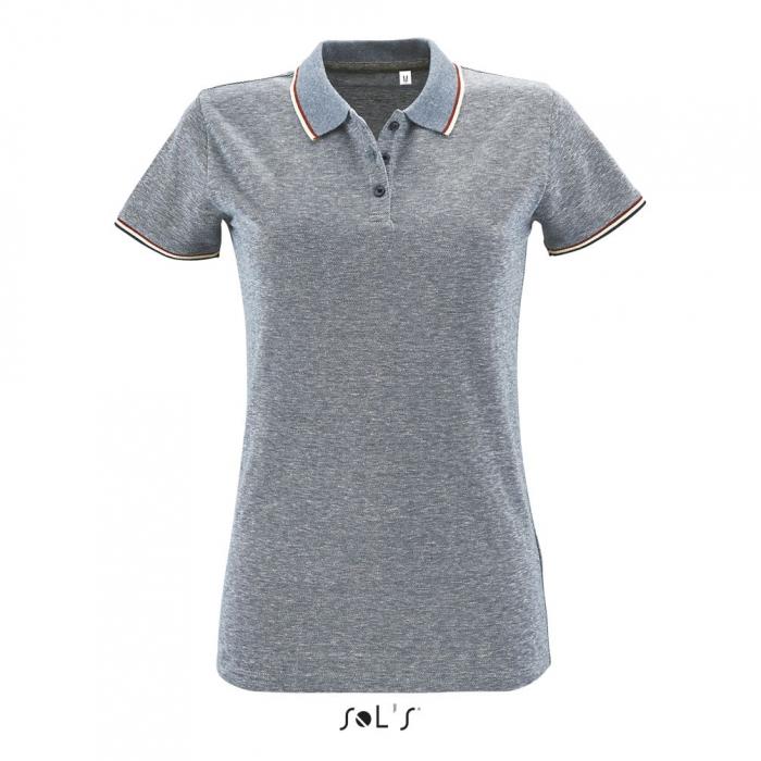 Paname Women's Heather Polo Shirt