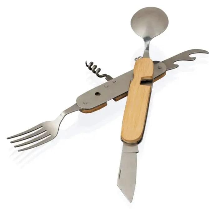 Bamboo multifunctional cutlery set Ainsley