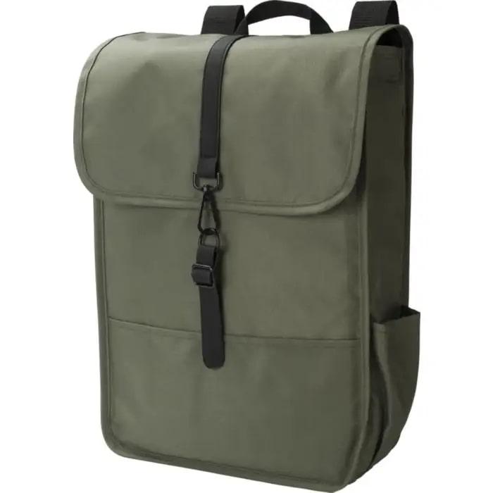 RPET Polyester (300D) flap backpack Lyric