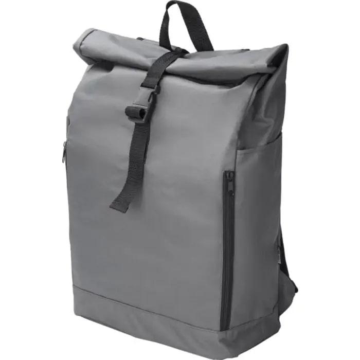 RPET polyester (600D) rolltop backpack Evie