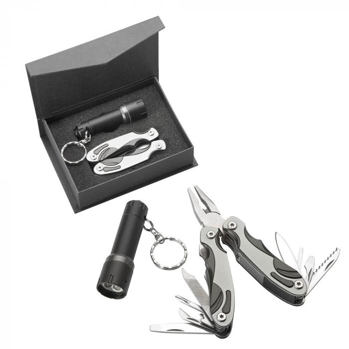 Compact Multi-tool and Torch Set