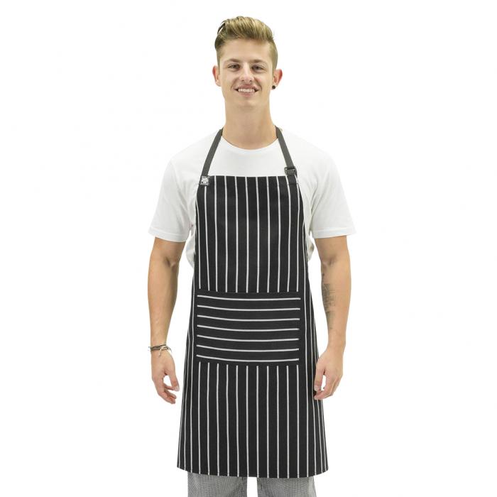 Cafe Series Chef Bib With Pocket Apron