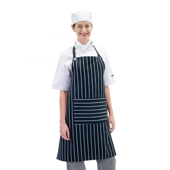 Cafe Series Chef Bib With Pocket Apron