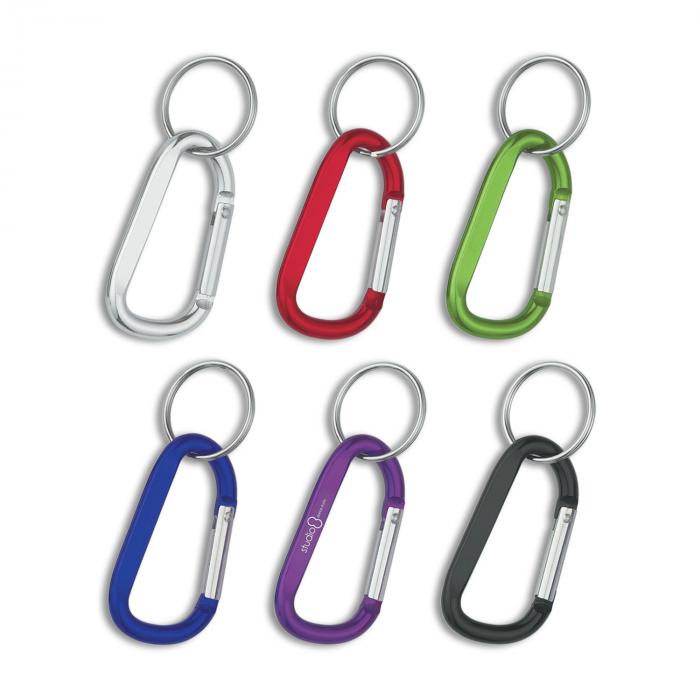 6 mm Carabiner With Split Ring