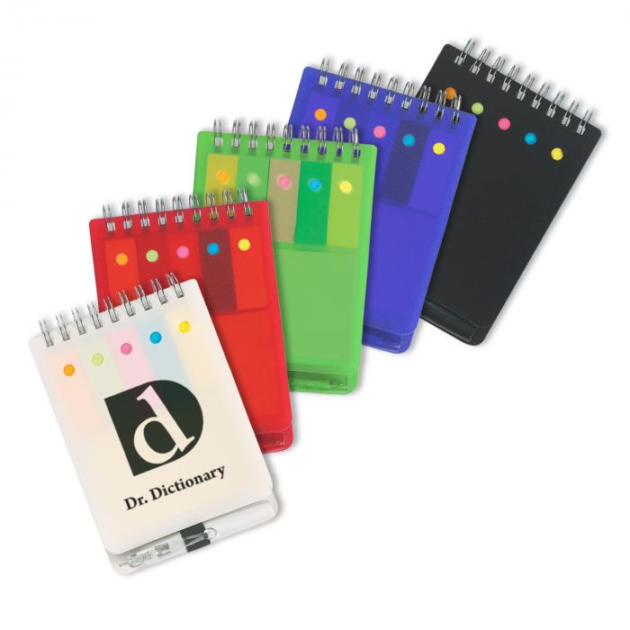 Spiral Note and Flag Jotter