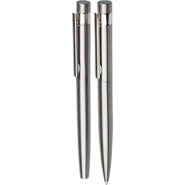 Recycled stainless steel writing set Fritz