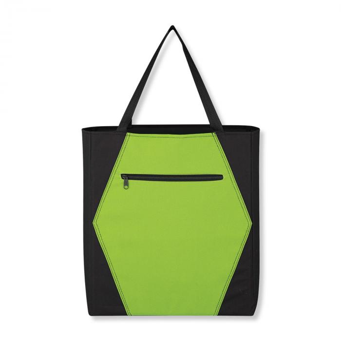 Two Tone Hexagon Tote Bag