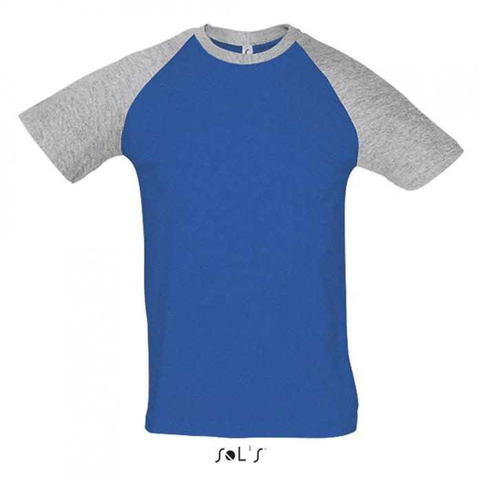 Funky Men's Two Colour Raglan Sleeve T-shirt