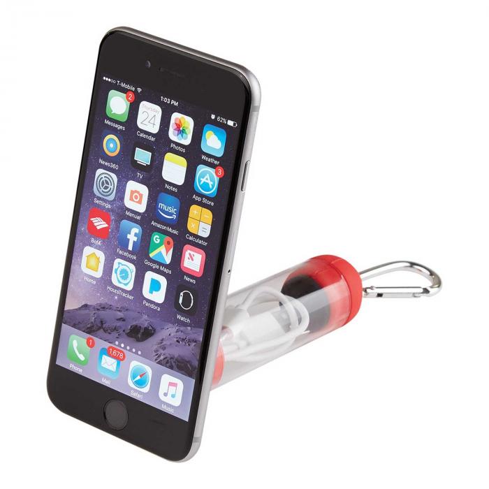 Dual Charging Cable With Phone Stand Travel Case