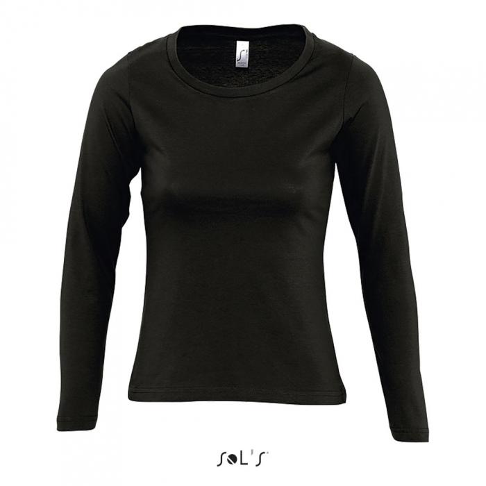 Majestic Women's Round Neck Long Sleeve T-shirt