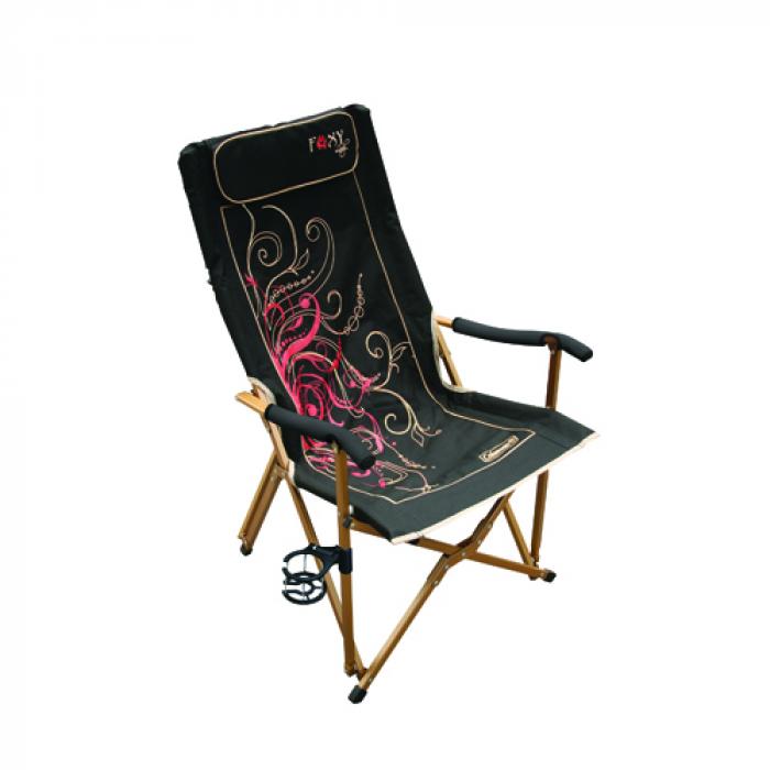 Coleman  Chair Foxy Lady Relaxer Black/Gold
