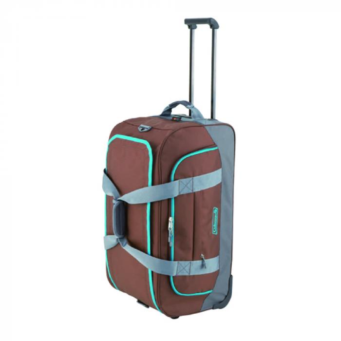 Coleman Rolling Boston Bag Small Brown