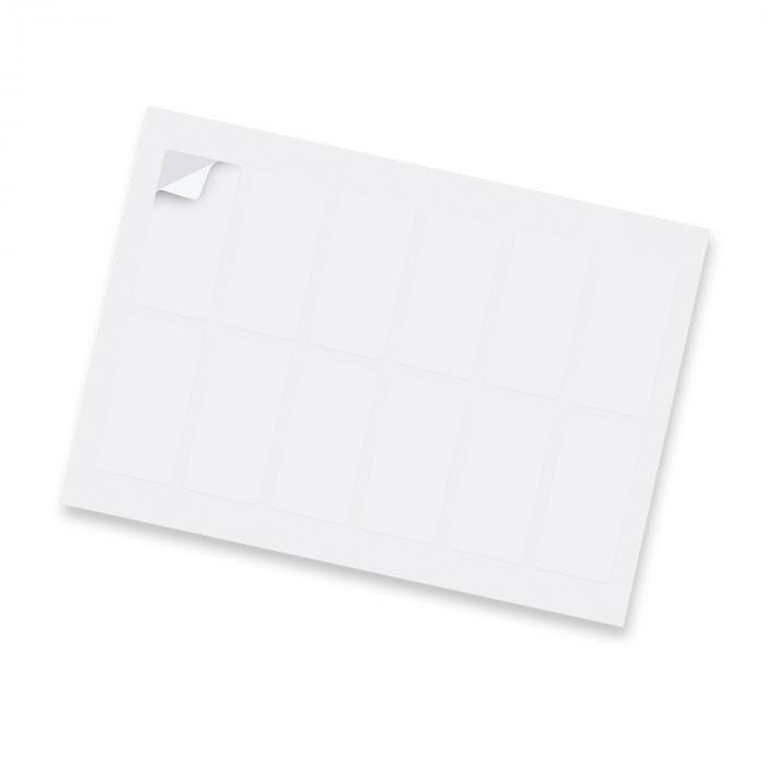 Sticker Sheet 40x80mm Rectangle - Matte