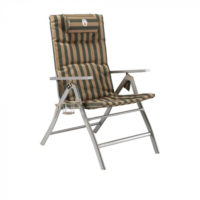 Coleman Chair 5 Pos Padded Steel Arm W Glassp