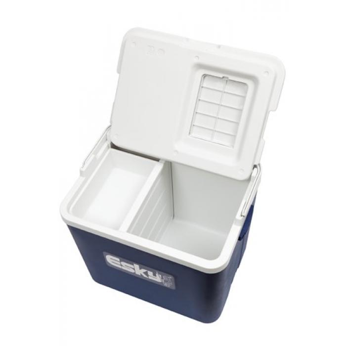 ESKY 33L CHILLA COOLER WITH EASY ACCESS LID & CAN HOLDERS